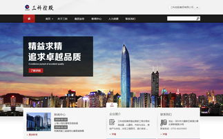 三科官方网站设计制作成功案例——沙漠风网站建设公司